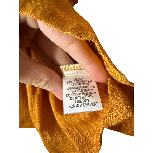 MOD yellow peplum tank - Picture 2 of 4